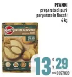 Gruppo di Palo PFANNI preparato di purè perpatate in fiocchi offerta