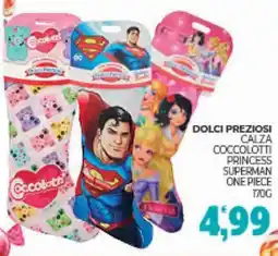 Eté Dolci preziosi calza coccolotti princess superman one piece offerta