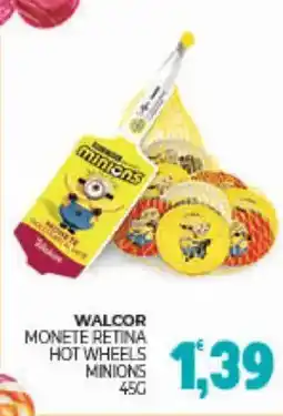 Eté Walcor monete retina hot wheels minions offerta