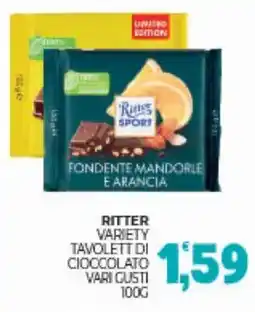 Eté Ritter variety tavolett di cioccolato offerta