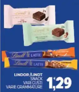 Eté Lindor/lindt snack offerta