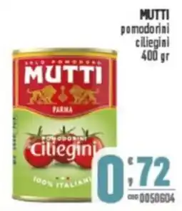 Gruppo di Palo MUTTI pomodorini ciliegini offerta