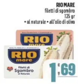 Gruppo di Palo RIO MARE filetti di sgombro offerta
