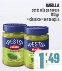 Gruppo di Palo BARILLA pesto alla genovese, classico e senza aglio offerta