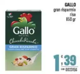 Gruppo di Palo GALLO gran risparmio riso offerta