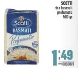 Gruppo di Palo SCOTTI riso basmati profumato offerta