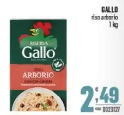 Gruppo di Palo GALLO riso arborio offerta