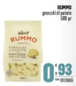 Gruppo di Palo RUMMO gnocchi di patate offerta