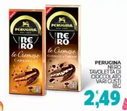 Eté Perugina nero tavoletta di cioccolato offerta