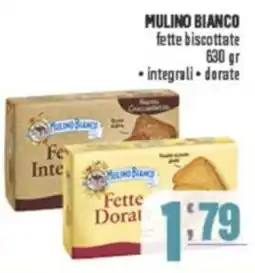 Gruppo di Palo MULINO BIANCO fette biscottate integrali e dorate offerta