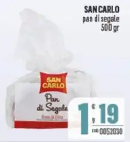 Gruppo di Palo SAN CARLO pan di segale offerta