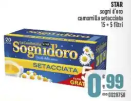Gruppo di Palo STAR sogni d'oro camomilla setacciata offerta