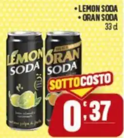 Gruppo di Palo Lemon soda e oran soda offerta