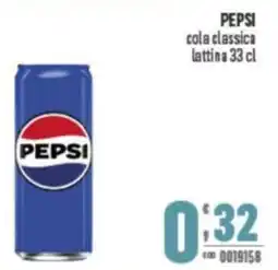 Gruppo di Palo PEPSI cola classica lattina offerta