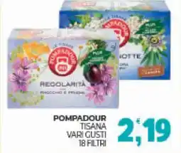 Eté Pompadour tisana 18 filtri offerta