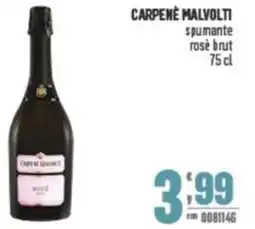 Gruppo di Palo CARPENÈ MALVOLTI spumante rosè brut offerta