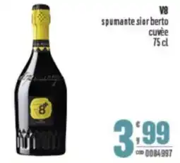 Gruppo di Palo V8 spumante siorberto cuvée offerta