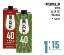 Gruppo di Palo TAVERNELLO vino brick bianco e rosso offerta