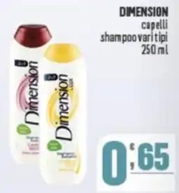 Gruppo di Palo DIMENSION capelli shampoo offerta