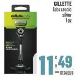 Gruppo di Palo GILLETTE labs rasoio silver offerta