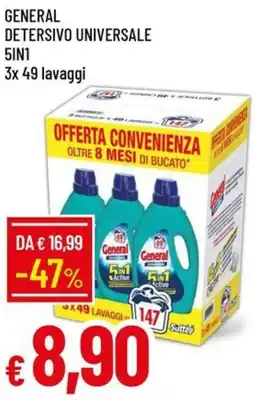 Galassia General detersivo universale 5in1 offerta