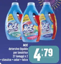 Gruppo di Palo ACE detersivo liquido per lavatrice offerta