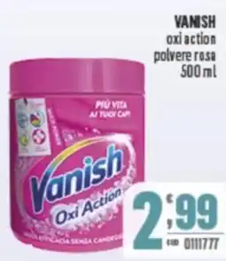 Gruppo di Palo VANISH oxi action polvere rosa offerta