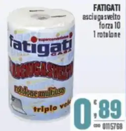 Gruppo di Palo FATIGATI asciuga svelto forza 10 1 rotolone offerta
