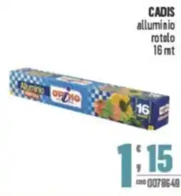 Gruppo di Palo CADIS alluminio rotolo 16 mt offerta