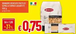 Galassia Granoro dedicato pasta di semola formati offerta