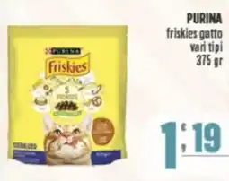 Gruppo di Palo PURINA friskies gatto offerta