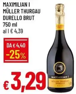 Galassia Maximilian i müller thurgau durello brut offerta