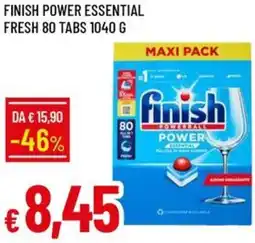 Galassia Finish power essential fresh 80 tabs offerta