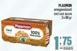 Gruppo di Palo PLASMON omogeneizzati ceci con zucca offerta