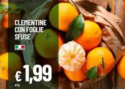 Galassia Clementine con foglie sfuse offerta