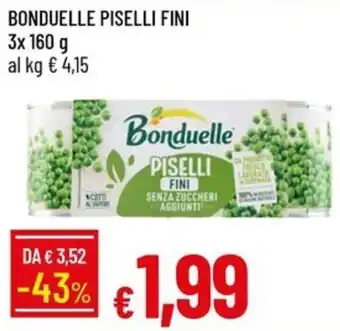 Galassia Bonduelle piselli fini offerta