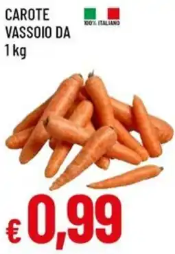 Galassia Carote vassoio offerta