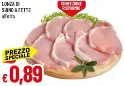 Galassia Lonza di suino a fette offerta
