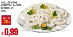 Galassia Anelli di totano gigante del pacifico decongelati offerta