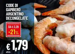Galassia Code di gambero argentino decongelate offerta