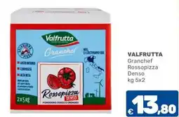C+C Cash and Carry VALFRUTTA Granchef Rossopizza Denso offerta