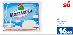 C+C Cash and Carry SU mozzarella Julienne kili 2,5 offerta