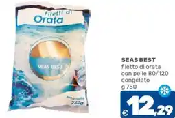 C+C Cash and Carry SEAS BEST filetto di orata con pelle 80/120 congelato offerta