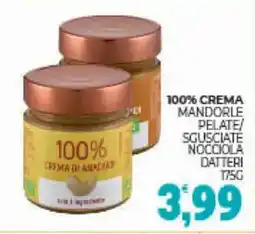 Eté 100% crema mandorle pelate/ sgusciate nocciola datteri offerta