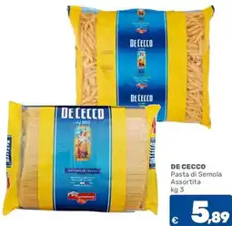 C+C Cash and Carry DE CECCO Pasta di Semola offerta