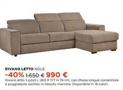Ricci Casa Divano letto nole offerta