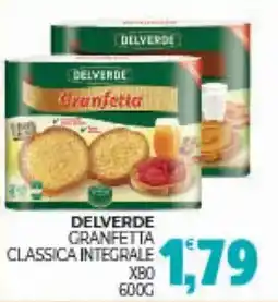 Eté Delverde granfetta classica integrale offerta