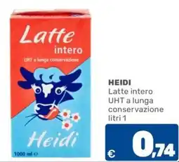 C+C Cash and Carry HEIDI Latte intero UHT a lunga conservazione offerta