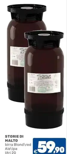 C+C Cash and Carry STORIE DI MALTO birra Blond\red Ale\Ipa offerta