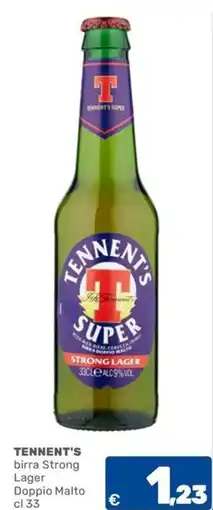 C+C Cash and Carry TENNENT'S birra Strong Lager Doppio Malto offerta
